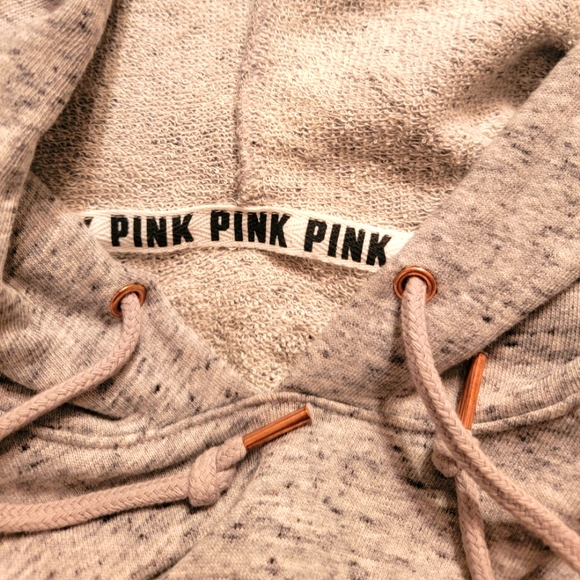 PINK Victoria's Secret Cropped mesh pullover Size S - Picture 8 of 9